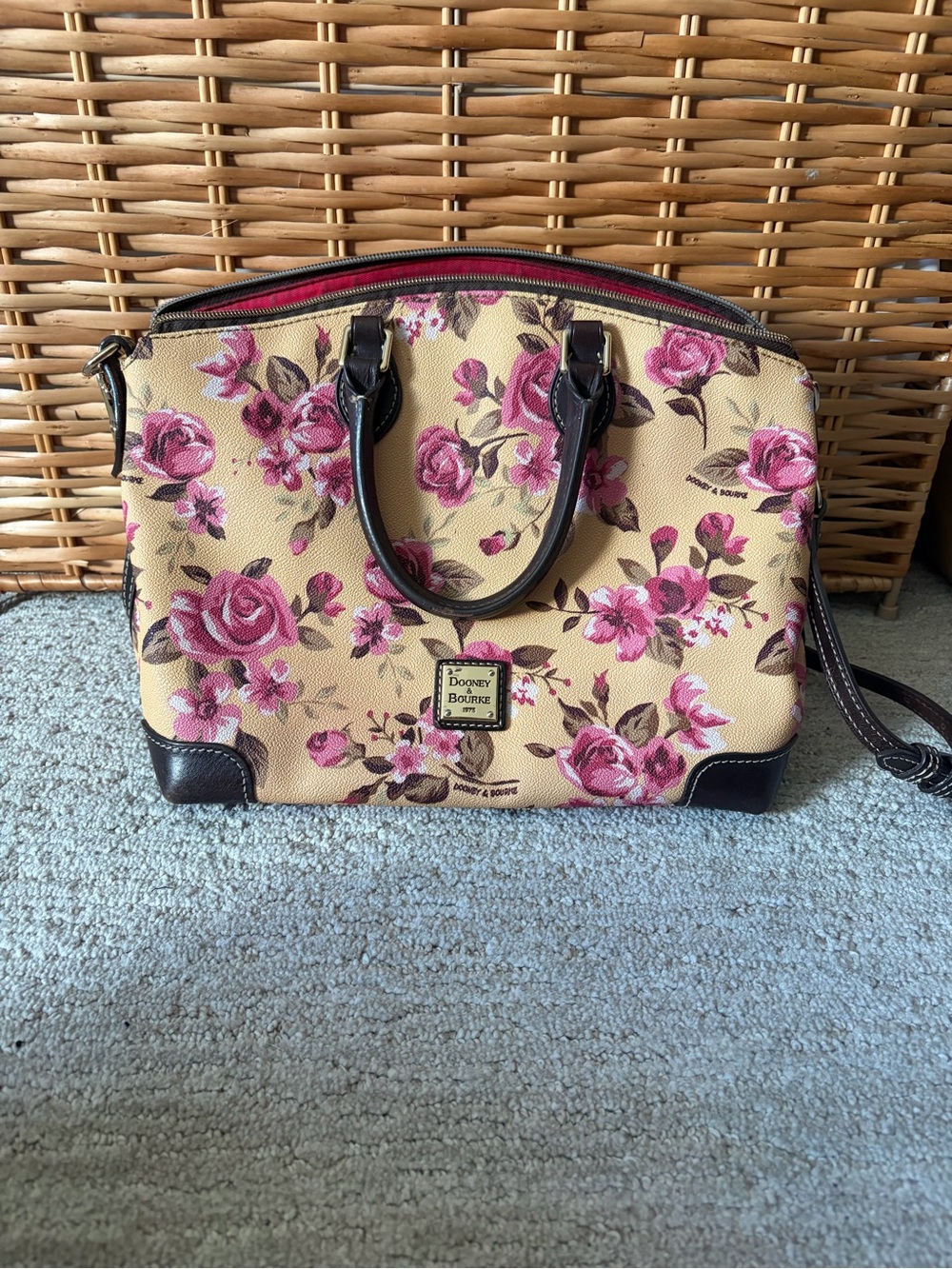Dooney & Bourke Cabbage Rose Satchel